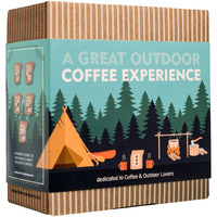 Gourmet Outdoor Coffee Gift Set For Men & Women - 7 World's Finest Single Origin Specialty & Organic Coffees In Innovative Brewers | Sampler Box For Coffee Lover To Brew & Enjoy Anytime, Anywhere