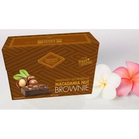 Hawaiian Shortbread Macadamia Nut Cookies, Brownie 4 Ounce (113G)