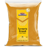 Rani Turmeric (Haldi) Root Powder Spice, (High Curcumin Content) 80Oz (5Lbs) 2.27Kg Bulk ~ All Natural | 100% Pure, Salt Free | Vegan | Gluten Friendly | Non-Gmo | Kosher | Indian Origin