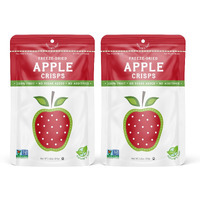 Natures Turn Freeze-Dried Fruit Snacks, Apple Crisps, Pack Of 2 (1.2 Oz Each)