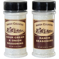 Amish Country Popcorn | Seasoning Variety Pack | Sour Cream And Onion & Ranch Popcorn Seasoning | 2 Pack Seasoning Bundle