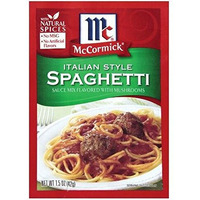 Mccormick Italian Mushroom Spagehetti Sauce Mix (Pack Of 2) 1.5 Oz Packets