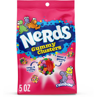 Nerds Gummy Clusters, Candy, Rainbow, Crunchy And Gummy, 5 Oz