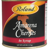 Roland Foods Amarena Cherries, In Syrup, Specialty Imported Food, 6.83 Lb Can