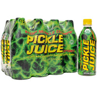 Pickle Juice Sports Drink - Relieves Cramps Immediately - Electrolyte Pickle Juice For Day & Night Time Cramp Relief - Organic Pickle Juice For Leg Cramps - No Artificial Ingredients - 16 Oz, 12 Pack