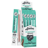Rosemary Turkey Sticks By Country Archer, 100% Natural, Gluten Free, High Protein Snacks, 1 Ounce (Pack Of 18)