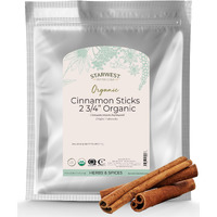 Starwest Botanicals Certified Organic Cinnamon Sticks, 1 Lb, 2 3/4"" Length | For Baking, Cooking & Beverages | Non-Gmo, Kosher Certified