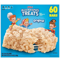 Kellogg's Rice Krispies Treats Crispy Marshmallow Squares Individually Wrapped Bars, 60 Count - 1 Box_Ab