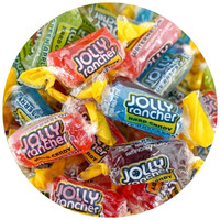 Jolly Ranchers Assorted Fruit Flavored Candy, 1Lb Bulk Bag (Approx 75 Pieces), Individually Wrapped Hard Candy, The Hampton Popcorn & Candy Company