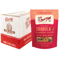 Bobs Red Mill Cranberry Almond Homestyle Granola, 11 Ounce Bag (Pack Of 6), Certified Gluten Free, Non-Gmo, Whole Grain