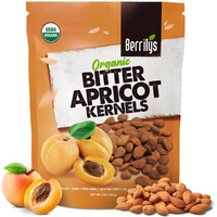 Usda Organic Bitter Apricot Kernels 1 Lb (16 Oz), Natural Bitter Apricot Seeds, Vegan, Non-Gmo, Gluten Free