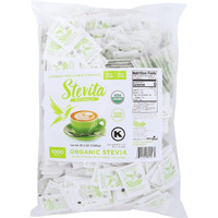 Stevita Organic Stevia - 1000 Packets - Stevia & Erythritol All-Natural Sweetener, No Calories - Usda Organic, Non-Gmo, Vegan, Keto, Paleo, Gluten Free - 1000 Servings