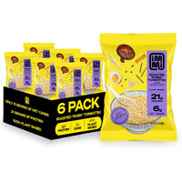Immi Roasted ""Pork"" Tonkotsu Ramen, 100% Plant Based, Keto Friendly, Low Carb, High Protein, Packaged Noodle Meal Kit, Ready To Eat, 6 Pack