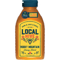 Local Hive Rocky Mountain Raw Unfiltered Honey 16Oz. 100% Us Honey Sourced From American Bees And Beekeepers.