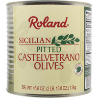Roland Foods Castelvetrano Pitted Olives, Specialty Imported Food, 2 Lb 13.8 Oz Can