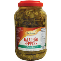 Roland Foods Nacho Sliced Jalapeno Peppers, Specialty Imported Food, 1-Gallon Jar