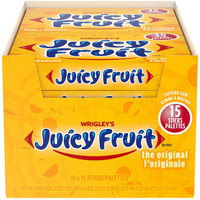 Chewing Gum Original Flavor - Bubble Gum - 15 Ct (Pack Of 10)