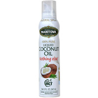 Mantova Coconut Oil, 100% Pure Cooking Oil Spray, Perfect For Healthy Keto Snacks, Baking, Grilling, Seasoning, Or Cooking, Our Oil Dispenser Bottle Lets You Spray, Drip, Or Stream With No Waste, 5 Oz