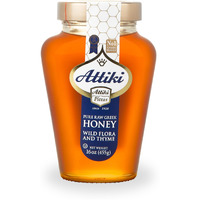 Attiki Pure Greek Honey With Wild Flora And Thyme - 16 Oz Jar