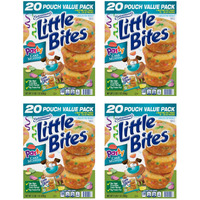 Entenmann's Little Bites Party Cake Mini Muffins 4 Pack (80 Pouches Total)