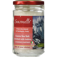 Seasonello Coarse Sea Salt Enriched With Iodine, 10.58 Ounce