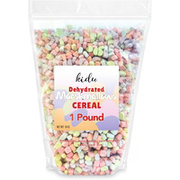 Dehydrated Marshmallow Bits 1 Pound Resealable Bulk Bag Cereal Assorted Colors And Shapes, Perfect For Easter, Saint Patrick's Day Celebration