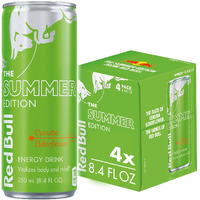 Red Bull Summer Edition Energy Drink, Curuba Elderflower, Limited Time Only, With 80Mg Caffeine Plus Taurine & B Vitamins, 8.4 Fl Oz, Pack Of 24 Cans