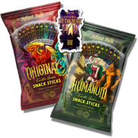 Mythical Meats Original & Humanoid Sampler Pack Bundle - 20 Exotic Game And Beef Snack Sticks - Dried & Dehydrated Meats Seasoned To Perfection - High Protein Snack Sticks