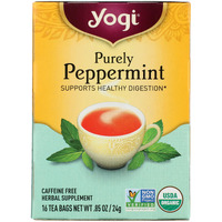 Yogi Tea, Purely Peppermint, 16 Count