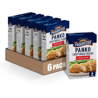 Progresso Panko Crispy Bread Crumbs, Italian Style, 8 Oz. (Pack Of 6)