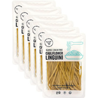 Cauliflower Linguini | Grain-Free, Gluten-Free, Kosher | Fresh Pasta | Cooks In Just 3 Minutes | Taste Republic | Frozen | 9Oz (Pack Of 6)