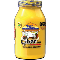 Rani Ghee Pure & Natural From Grass Fed Cows (Clarified Butter) 32Oz(2Lbs) 908G ~ Glass Jar | Paleo Friendly | Keto Friendly | Gluten Free | Kosher | Product Of Usa