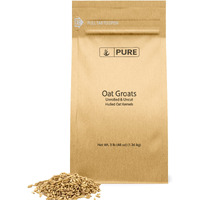 Pure Original Ingredients Oat Groats (3 Lb), Whole, Uncut & Hulless, High In Protein, Oat Kernels