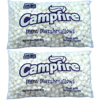 [Mini] 32 Ounces Of Campfire Mini White Marshmallows - Made With Natural Vanilla, No Artificial Flavors - Great For Hot Chocolate, Baking, Rice Crispy Treats