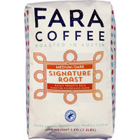 Fara Coffee, Whole Bean (Signature Roast, (Medium/Dark), 2.2 Lb)