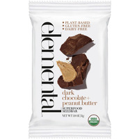 Elemental Superfood Seedbar, Dark Chocolate + Peanut Butter, 1.8 Ounce - 12 Pack, 100% Certified Organic, Non-Gmo Verified, Gluten Free, Dairy Free, Plant Based