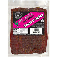 Buffalo Bills 18Oz Sweet N' Spicy Western Cut Big Slab Beef Jerky (15 Beef Jerky Slabs Per Bag)