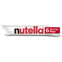Nutella Hazelnut Spread Piping Bags, 6 Bags, Baking Supplies, Great For Restaurants And Bakeries, 211.2 Oz Total