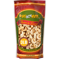 Raw Cashew Pieces By We Got Nuts: Unsalted &Unroasted Cashew Halves For Cashew Milk, Cheese &Butter -Delicious &Nutritious Snack, Packed Freshin A Resealable Airtight Bag -3 Pounds