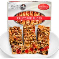 Beatrice Bakery Co Grandma's Original Individually Wrapped Fruitcake Slices, Real Fruit And Nuts Freshly Made, Brandy, Bourbon And Rum Fruitcake, Est. 1917 (Original)