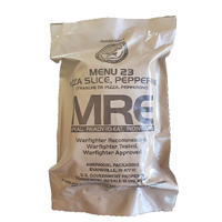 Genuine Military Mre Meal 23 With Inspection Date Of 2021+ Pepperoni Pizza