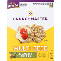 Crunchmaster Rosemary & Olive Oil Multi-Seed Crackers, 3.54 Oz