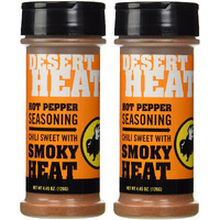 Buffalo Wild Wings Barbecue Sauces, Spices, Seasonings And Rubs For: Meat, Ribs, Rib, Chicken, Pork, Steak, Wings, Turkey, Barbecue, Smoker, Crock-Pot, Oven (Desert Heat, (2) Pack)