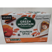 Green Mountain Coffee Roasters Pumpkin Spice, Single-Serve Keurig K-Cup Pods, Flavored Light Roast Coffee, 10 Count