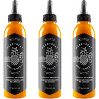 Heartbeat Hot Sauce Co. - Pineapple Habanero, 6 Oz- Small Batch & Handmade, Vegan, Preservative Free, Featured On Hot Ones, 3 Pack
