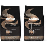 Lavazza Caffe Espresso 100% Arabic Whole Bean Coffee (2.2 Lbs) - Pack Of 2