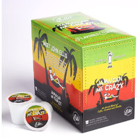 Ellis Coffee - Jamaican Me Crazy - Flavored Coffee - Single Serve Coffee Pods - For Use In Most K-Cups And Keurig 2.0 Brewers - 24 Coffee Pods