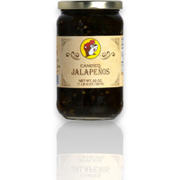 Buc-Ees Candied Jalapenos In A Resealable Jar, Gluten Free, 20 Ounces