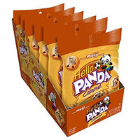 Meiji Hello Panda Cookies, Caramel Crme Filled - 2.2 Oz, Pack Of 6 - Bite Sized Cookies With Fun Panda Sports