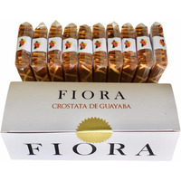 Fiora Crispy Guava Crostata ( Crispy Sweet Pastry Covered With Caribbean Guava Caramel ) 70 G (Box With 10 Individual Packs)